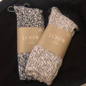 J Crew Camp Socks - 2 Packs, One price!